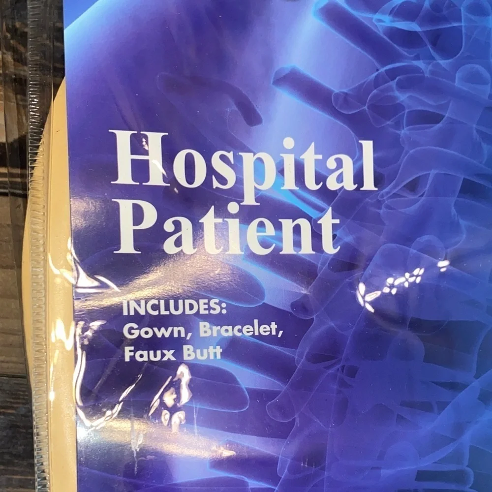 Spirit Hospital Patient Costume with White Gown